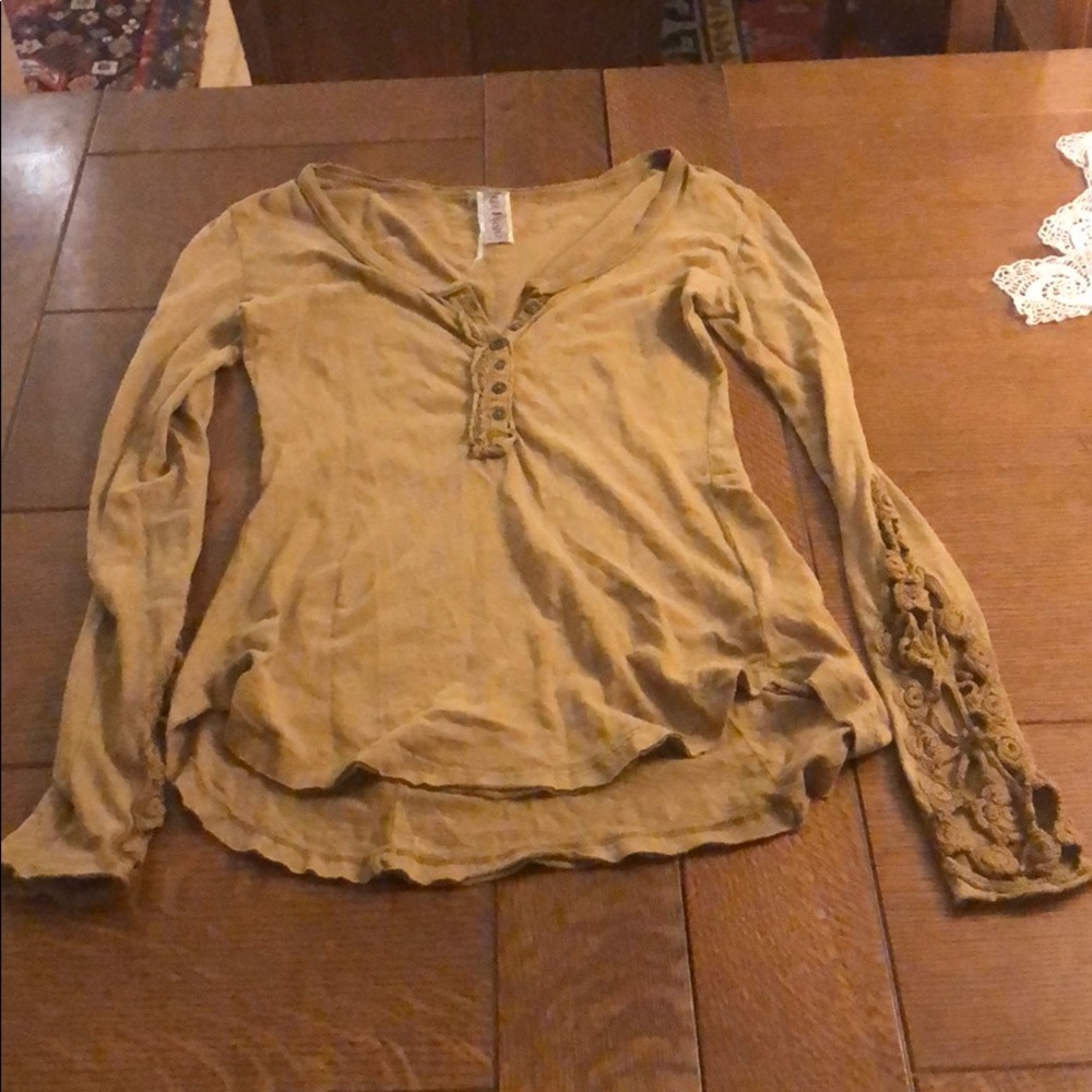 Free people long sleeve shirt